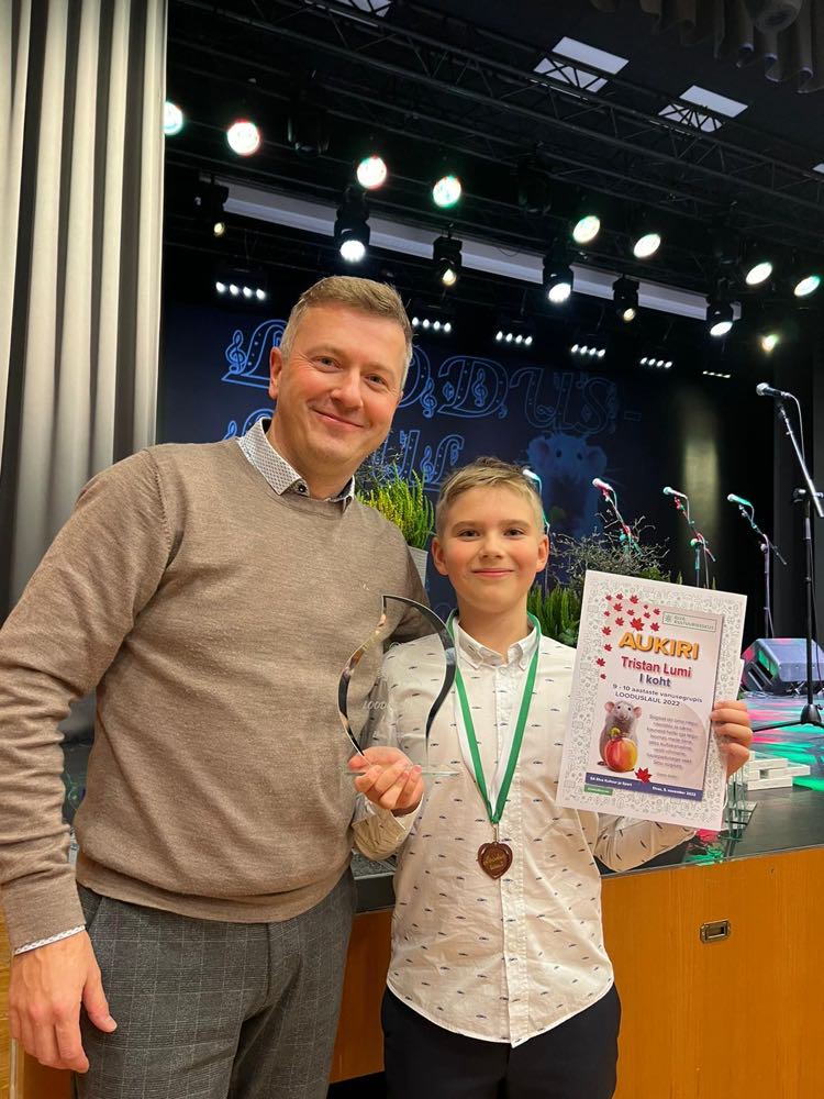 Tristan ja Karoliina saavutasid 1. kohad!
